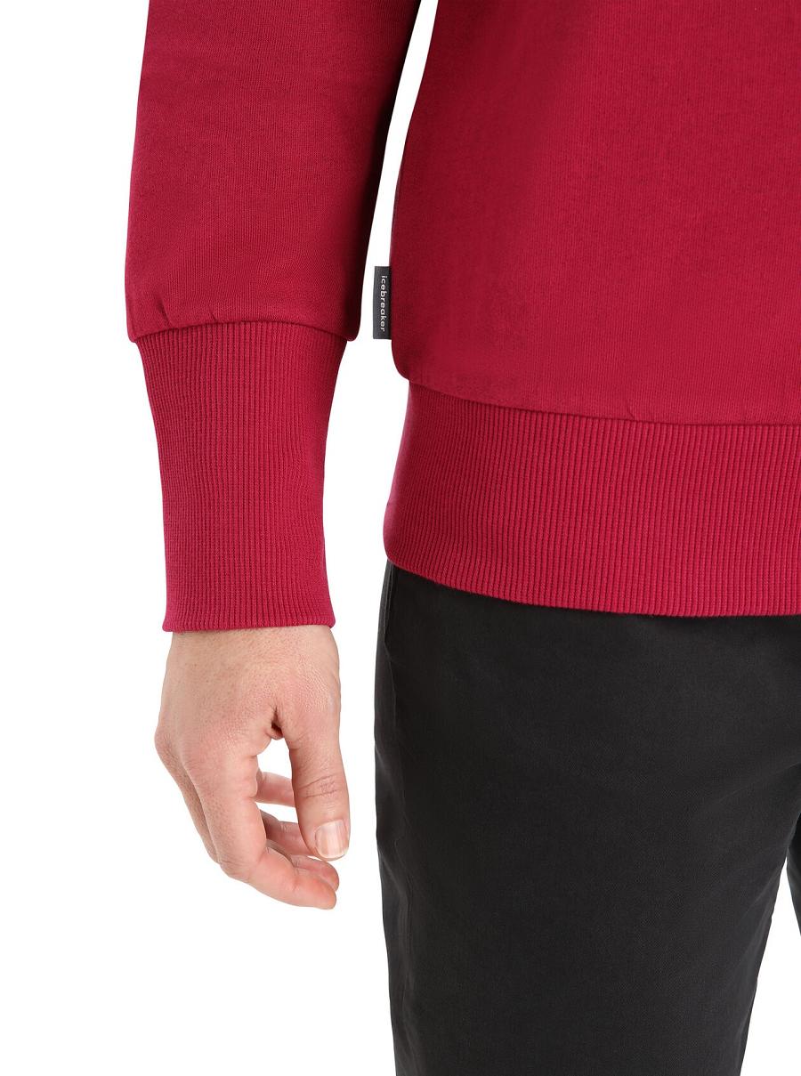 Icebreaker Merino Central II Long Sleeve Naisten Puserot Pinkki | FI 1618PJJQ